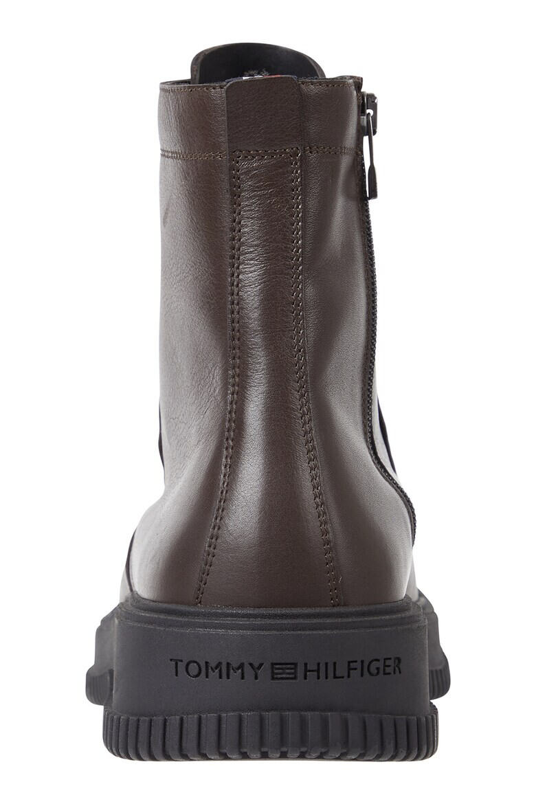 Tommy Hilfiger Кожени боти с цип - Pepit.bg