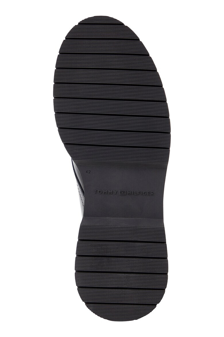 Tommy Hilfiger Кожени боти с връзки - Pepit.bg