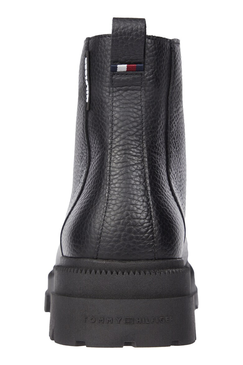 Tommy Hilfiger Кожени боти с връзки - Pepit.bg