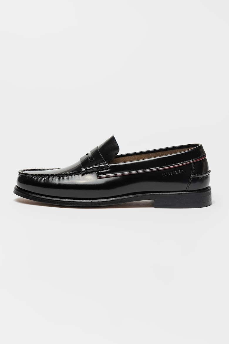 Tommy Hilfiger Кожени мокасини - Черен - Pepit.bg