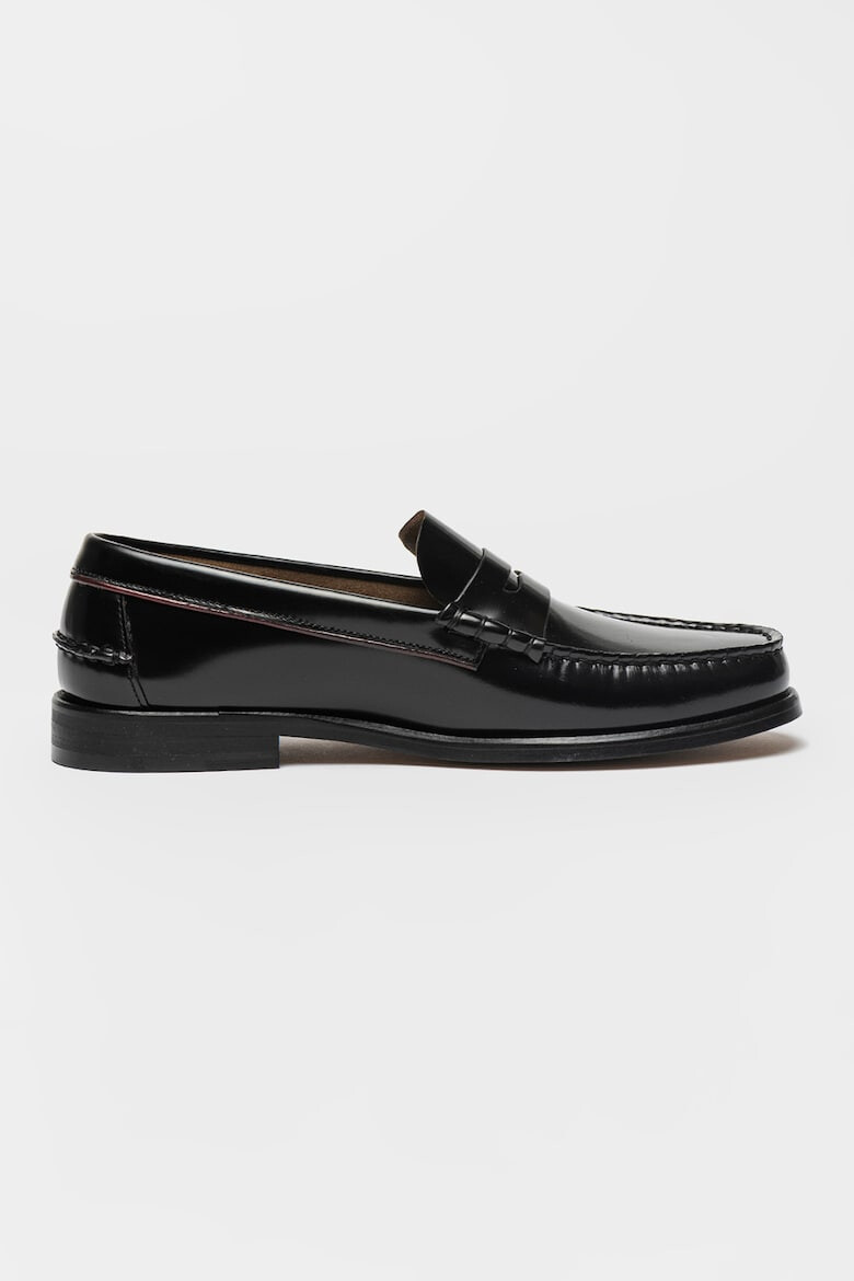 Tommy Hilfiger Кожени мокасини - Черен - Pepit.bg