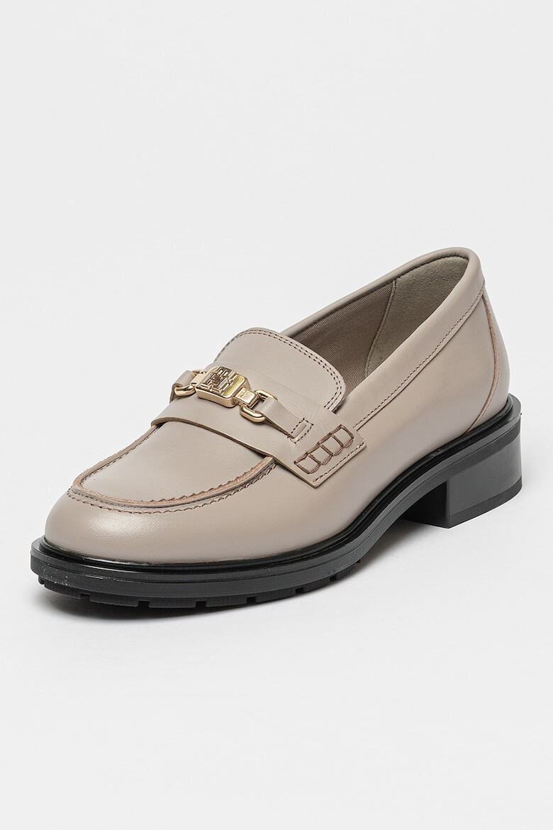 Tommy Hilfiger Кожени мокасини с лого - Pepit.bg