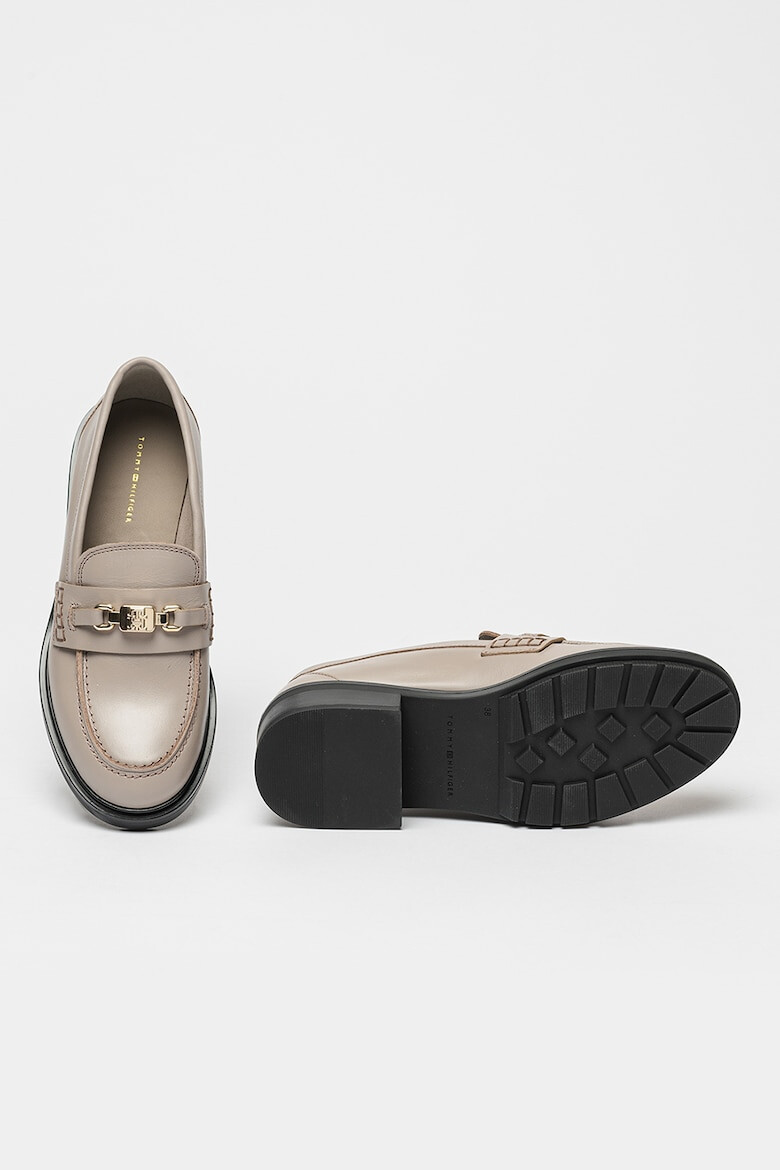 Tommy Hilfiger Кожени мокасини с лого - Pepit.bg
