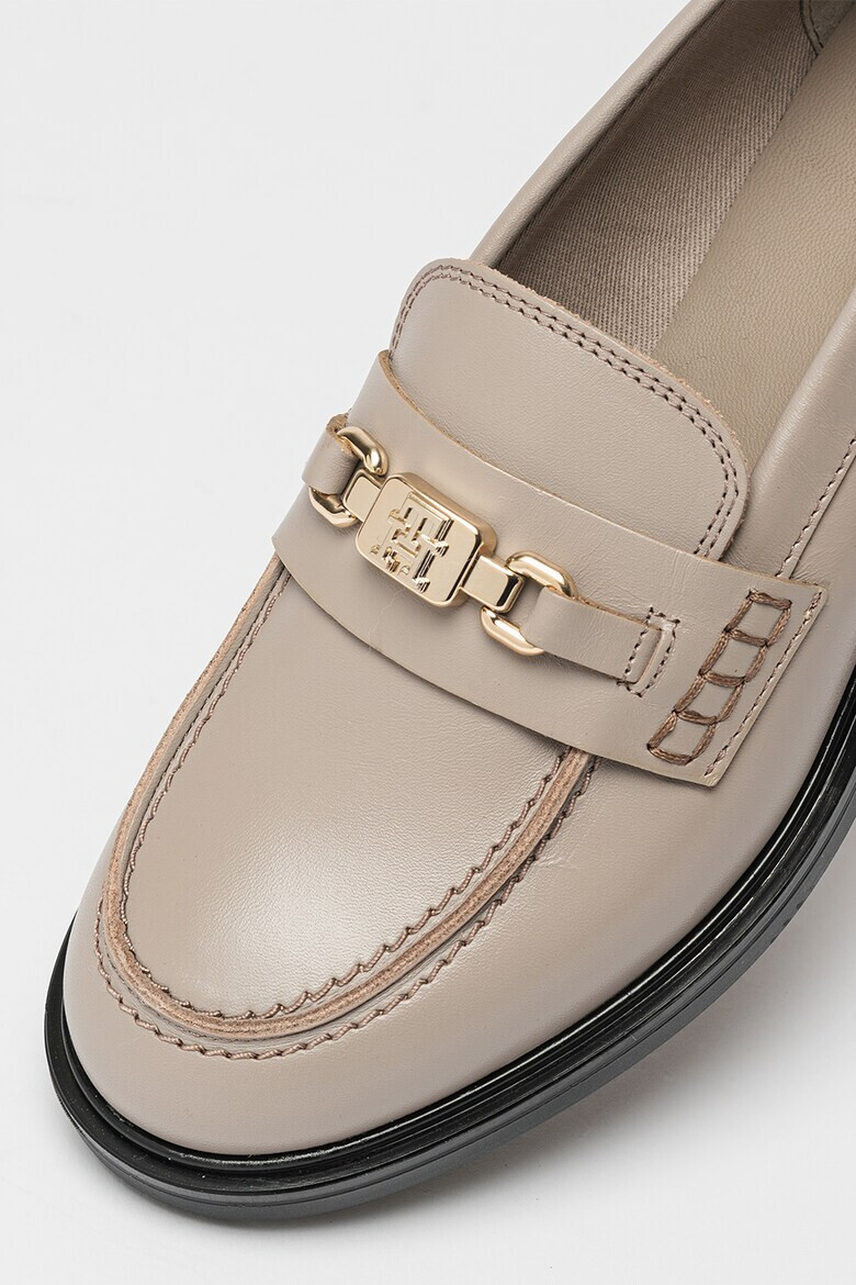 Tommy Hilfiger Кожени мокасини с лого - Pepit.bg