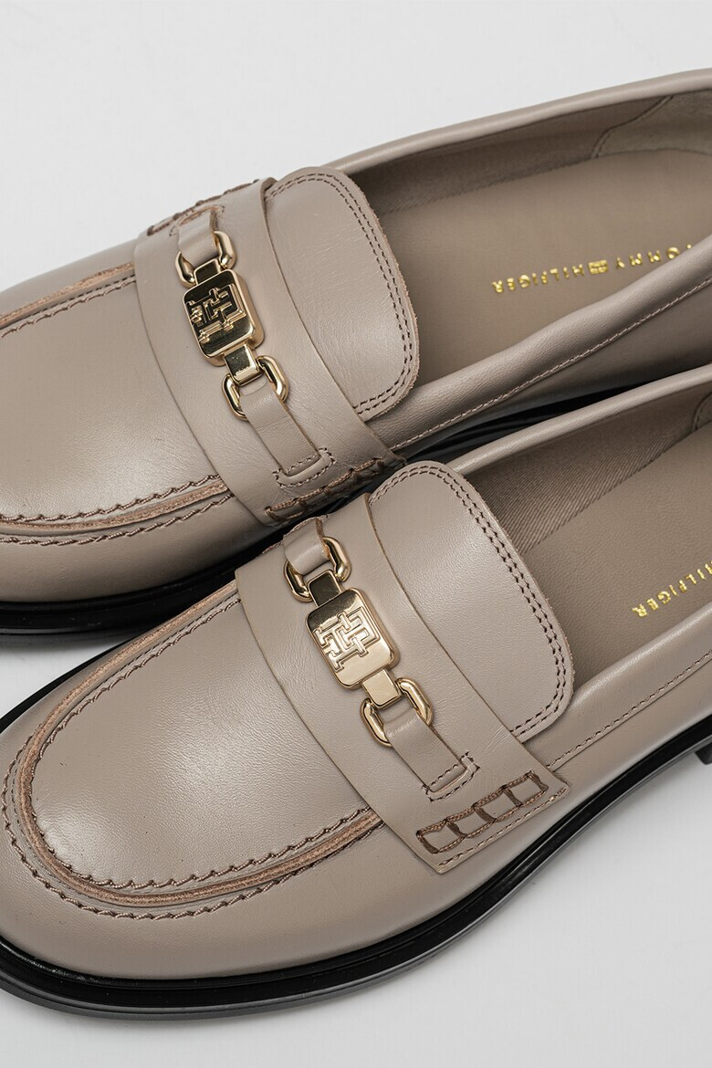 Tommy Hilfiger Кожени мокасини с лого - Pepit.bg