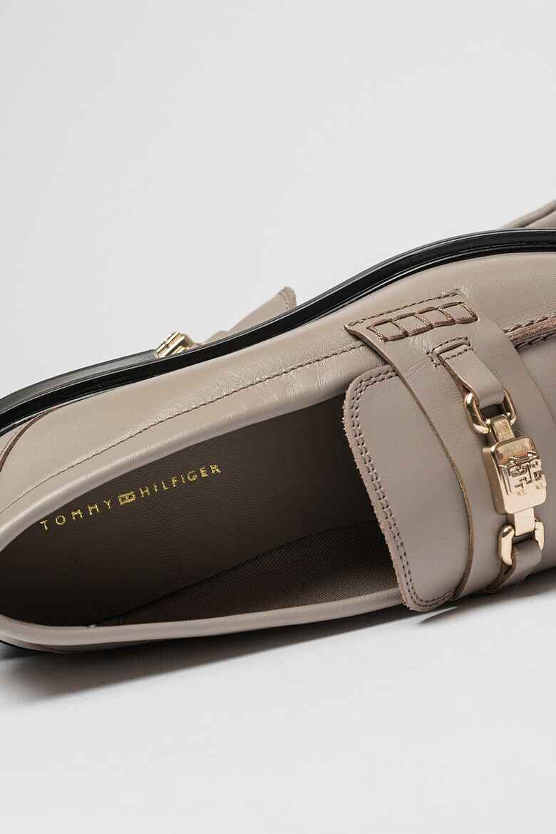 Tommy Hilfiger Кожени мокасини с лого - Pepit.bg