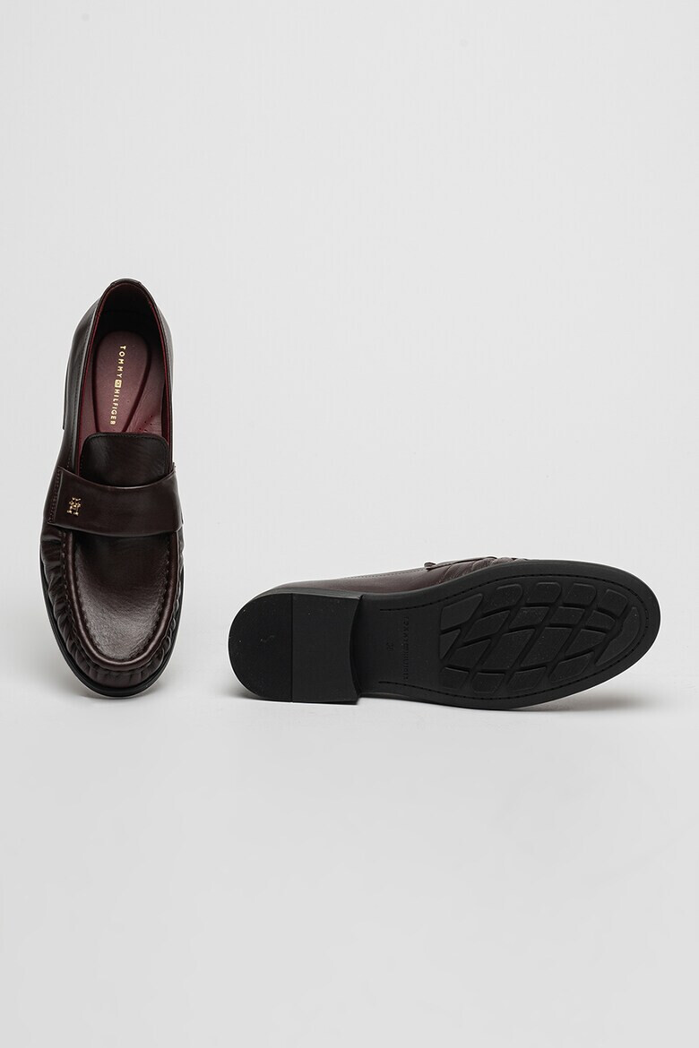 Tommy Hilfiger Кожени мокасини с монограм - Pepit.bg