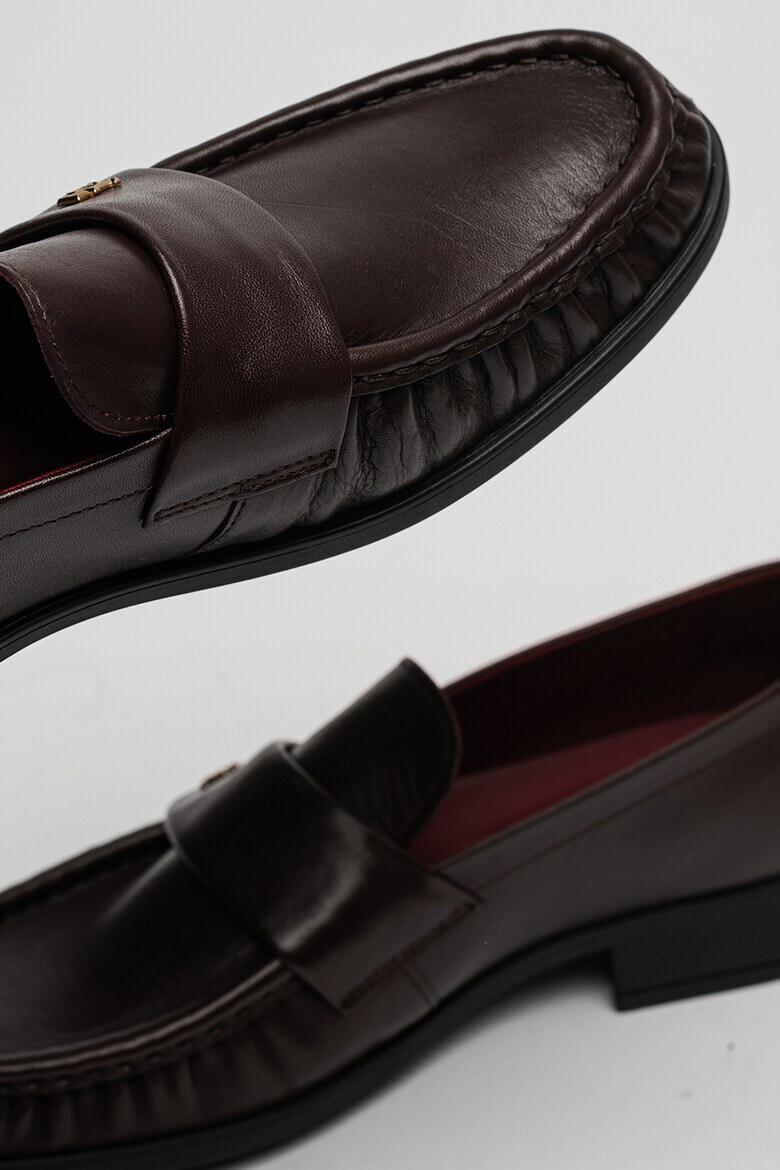Tommy Hilfiger Кожени мокасини с монограм - Pepit.bg