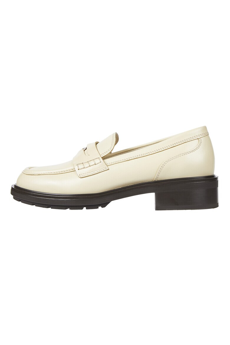 Tommy Hilfiger Кожени мокасни Penny - Крем - Pepit.bg