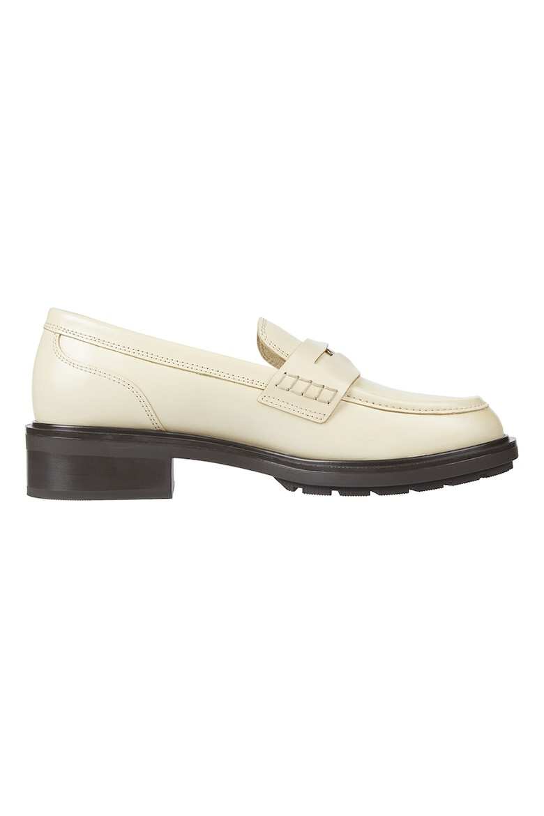 Tommy Hilfiger Кожени мокасни Penny - Крем - Pepit.bg