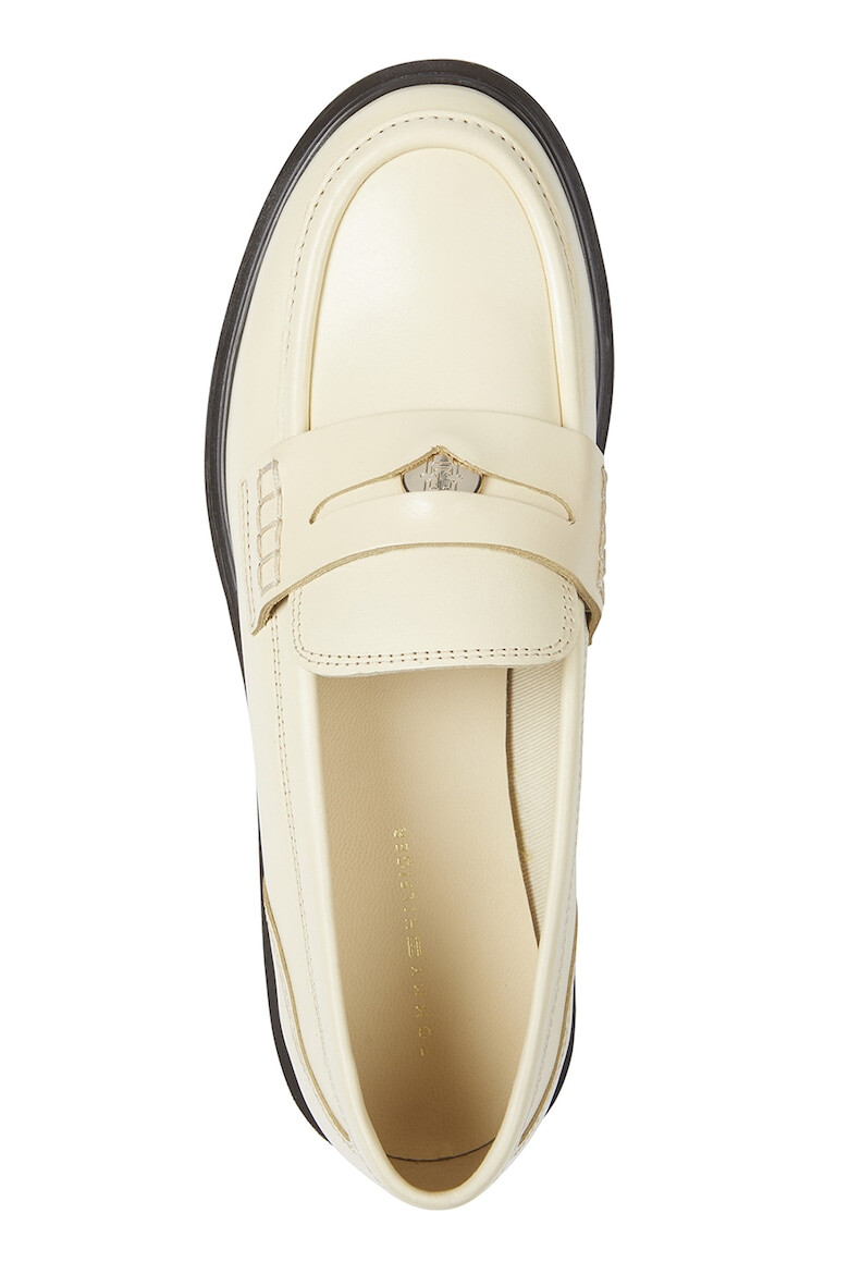Tommy Hilfiger Кожени мокасни Penny - Крем - Pepit.bg