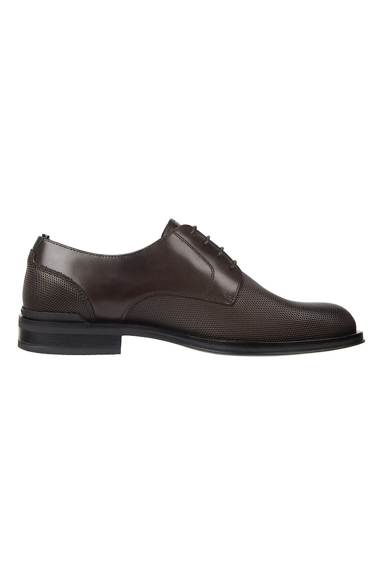 Tommy Hilfiger Кожени обувки Derby - Кафяв - Pepit.bg
