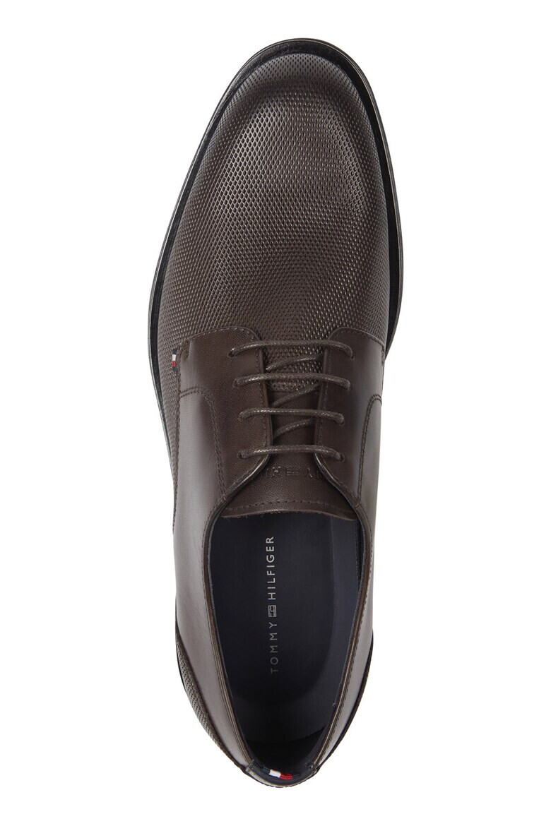 Tommy Hilfiger Кожени обувки Derby - Кафяв - Pepit.bg