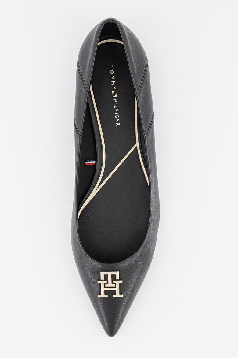 Tommy Hilfiger Кожени пантофки с лого - Pepit.bg