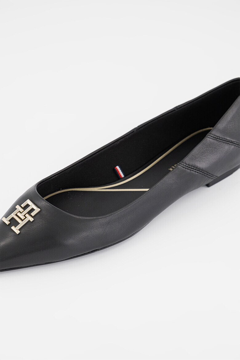 Tommy Hilfiger Кожени пантофки с лого - Pepit.bg
