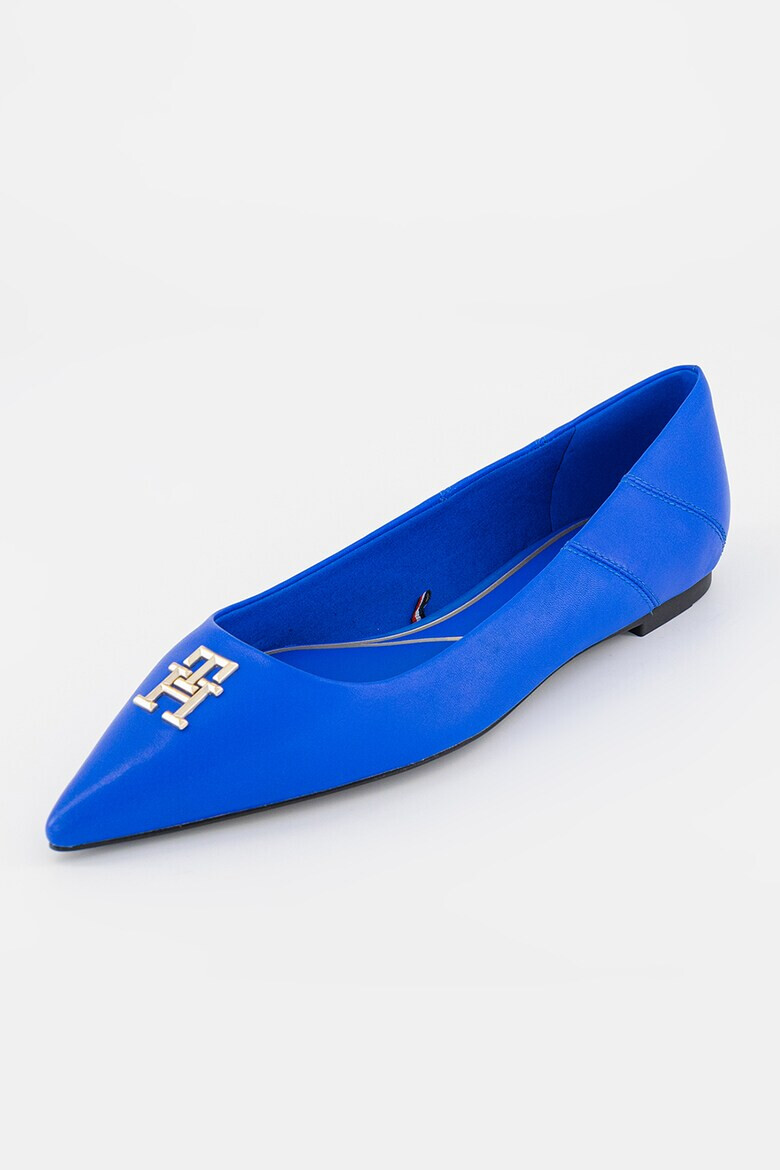 Tommy Hilfiger Кожени пантофки с лого - Pepit.bg
