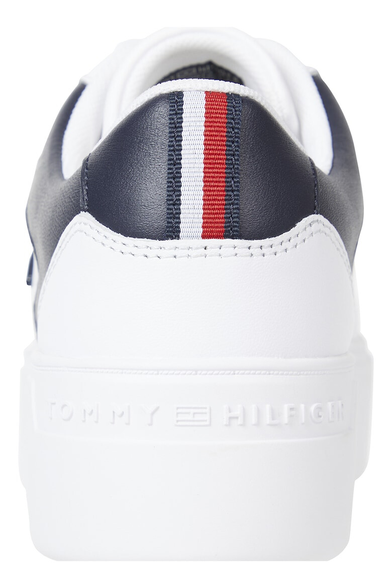 Tommy Hilfiger Кожени спортни обувки с метално лого - Pepit.bg