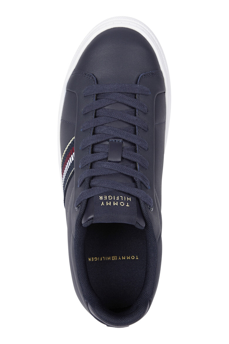 Tommy Hilfiger Кожени спортни обувки Signature Tape - Pepit.bg