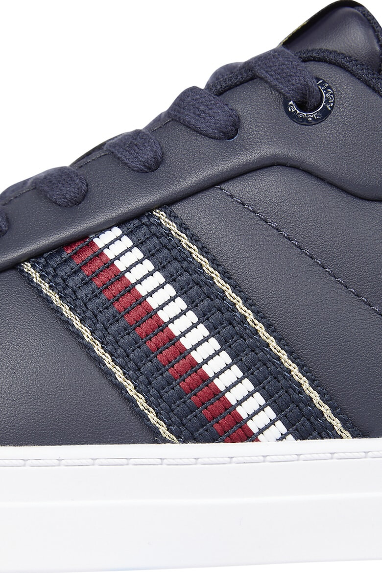 Tommy Hilfiger Кожени спортни обувки Signature Tape - Pepit.bg