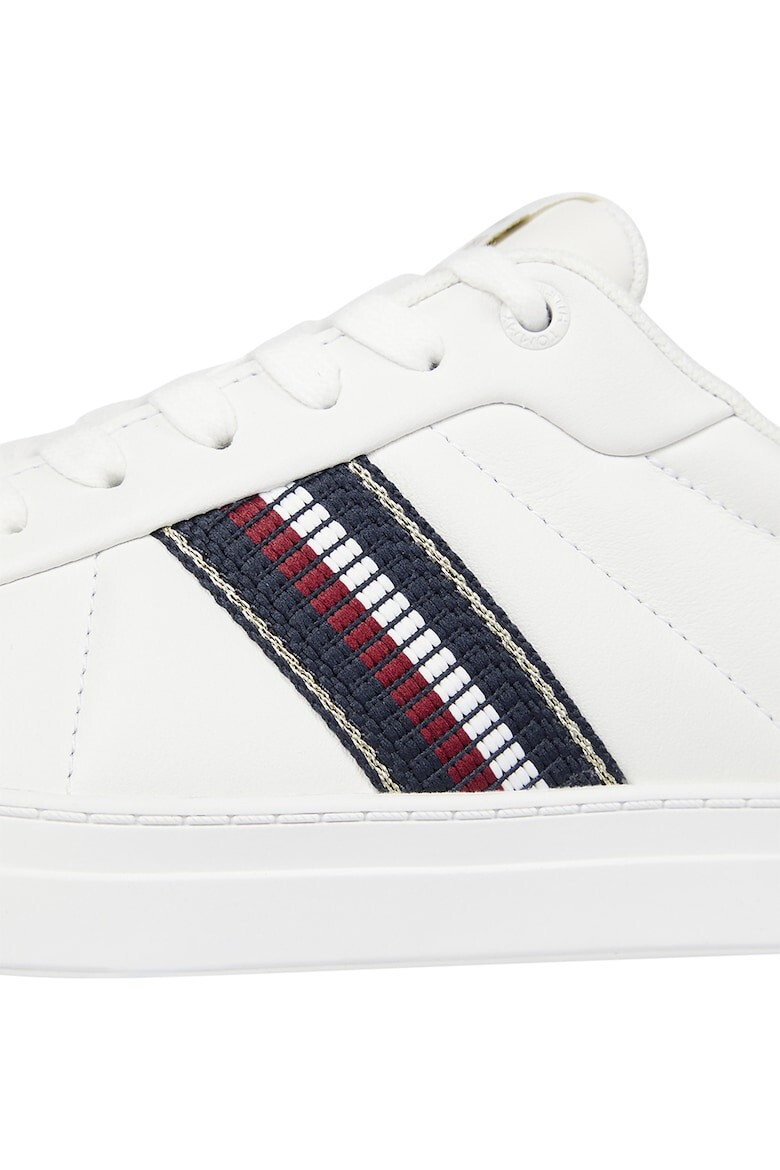 Tommy Hilfiger Кожени спортни обувки Signature Tape - Pepit.bg