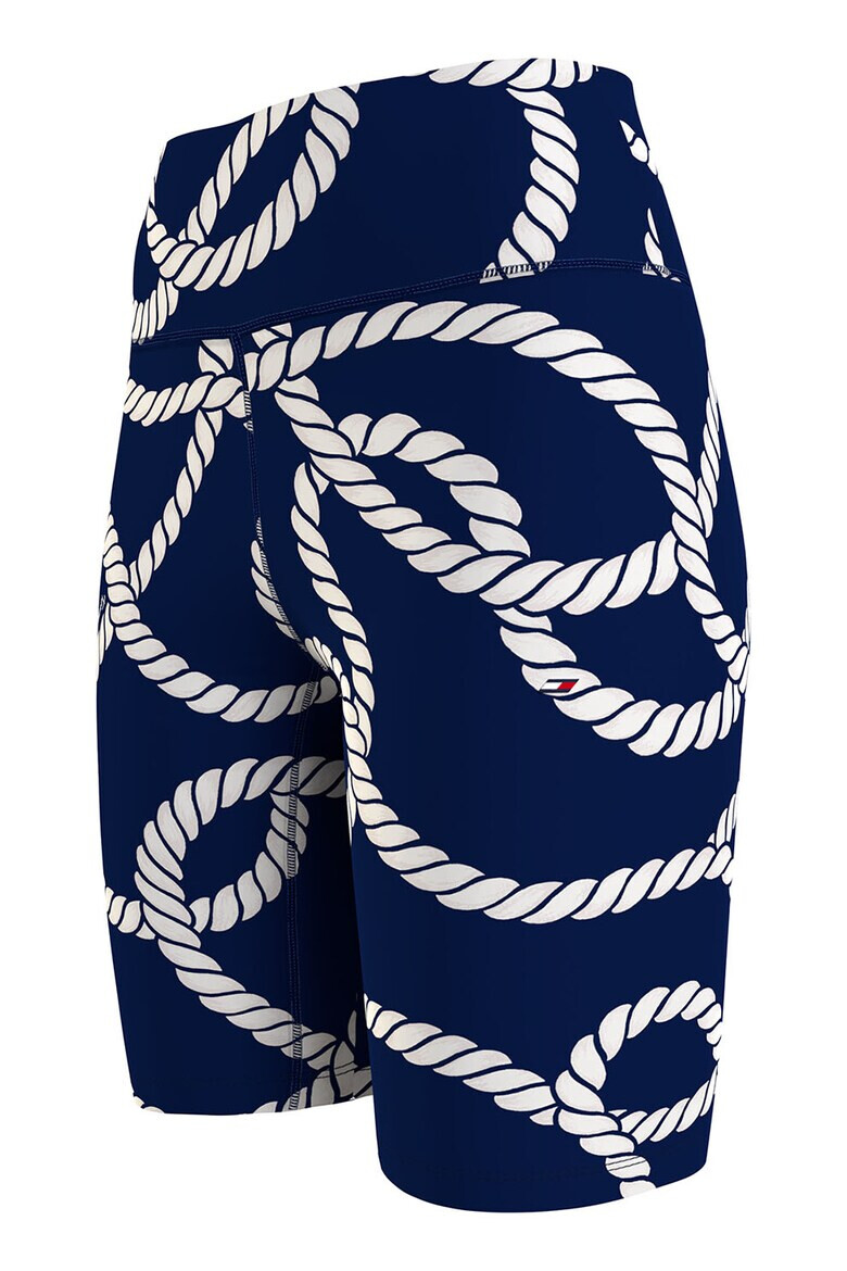 Tommy Hilfiger Къс фитнес клин с шарка - Pepit.bg