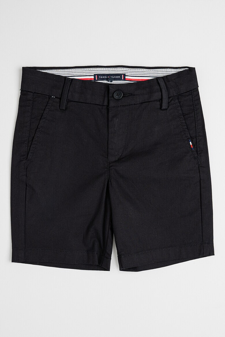Tommy Hilfiger Къс панталон от деним - Черен - Pepit.bg