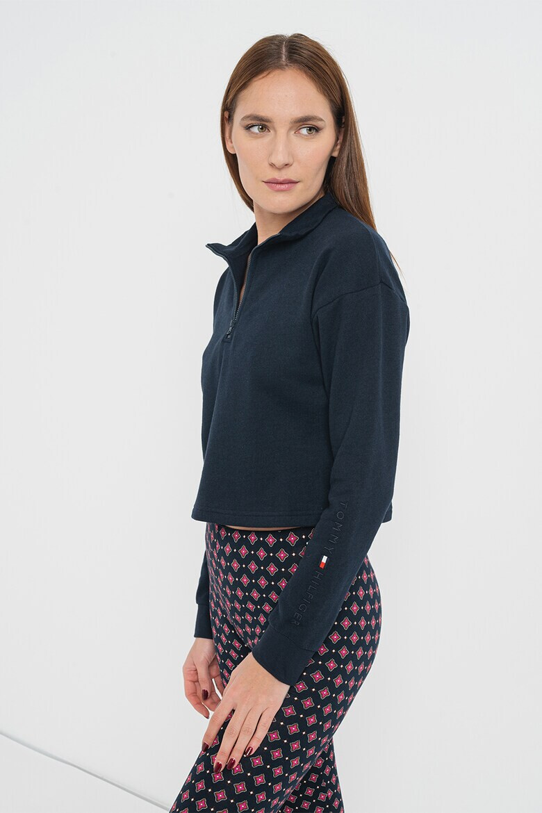 Tommy Hilfiger Къса домашна блуза с цип - Pepit.bg