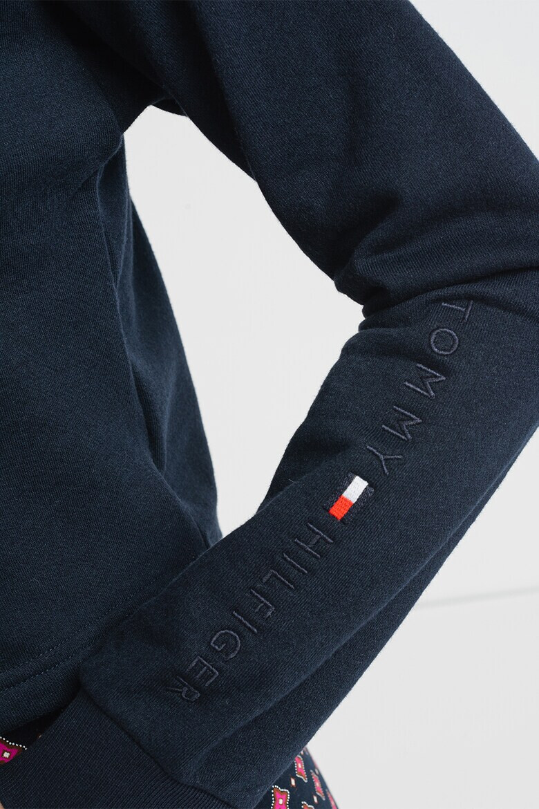 Tommy Hilfiger Къса домашна блуза с цип - Pepit.bg