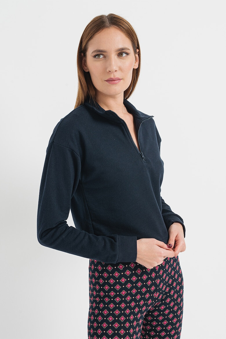Tommy Hilfiger Къса домашна блуза с цип - Pepit.bg
