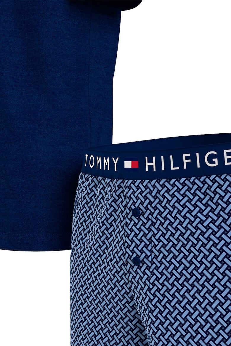 Tommy Hilfiger Къса пижама от органичен памук - Pepit.bg