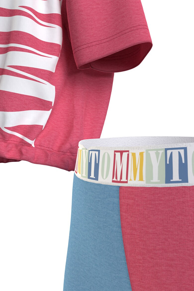 Tommy Hilfiger Къса пижама с лого - Pepit.bg