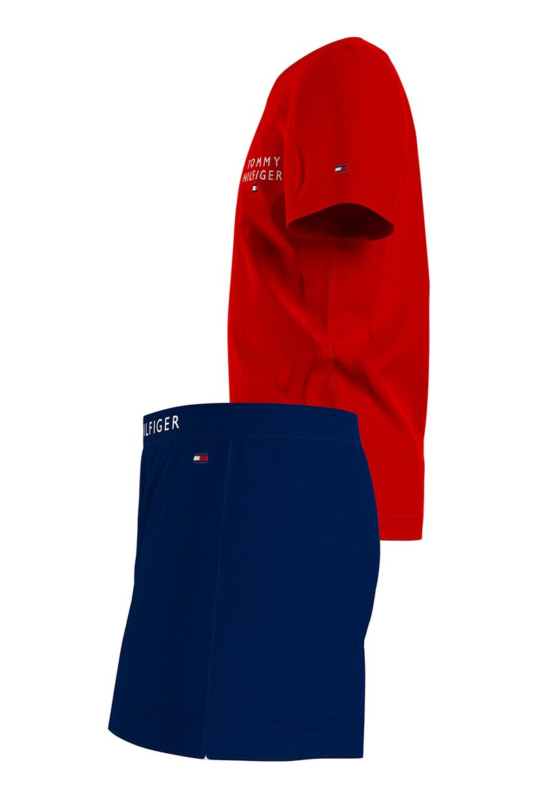 Tommy Hilfiger Къса пижама с лого - Pepit.bg