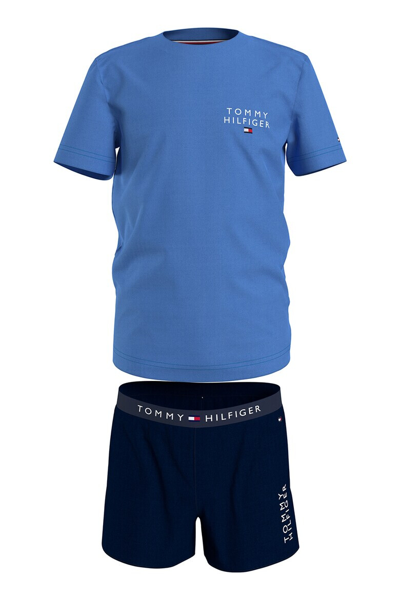 Tommy Hilfiger Къса пижама с лого - Pepit.bg