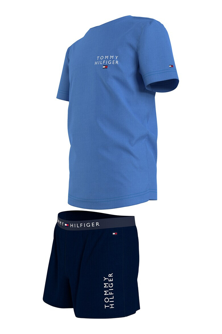 Tommy Hilfiger Къса пижама с лого - Pepit.bg