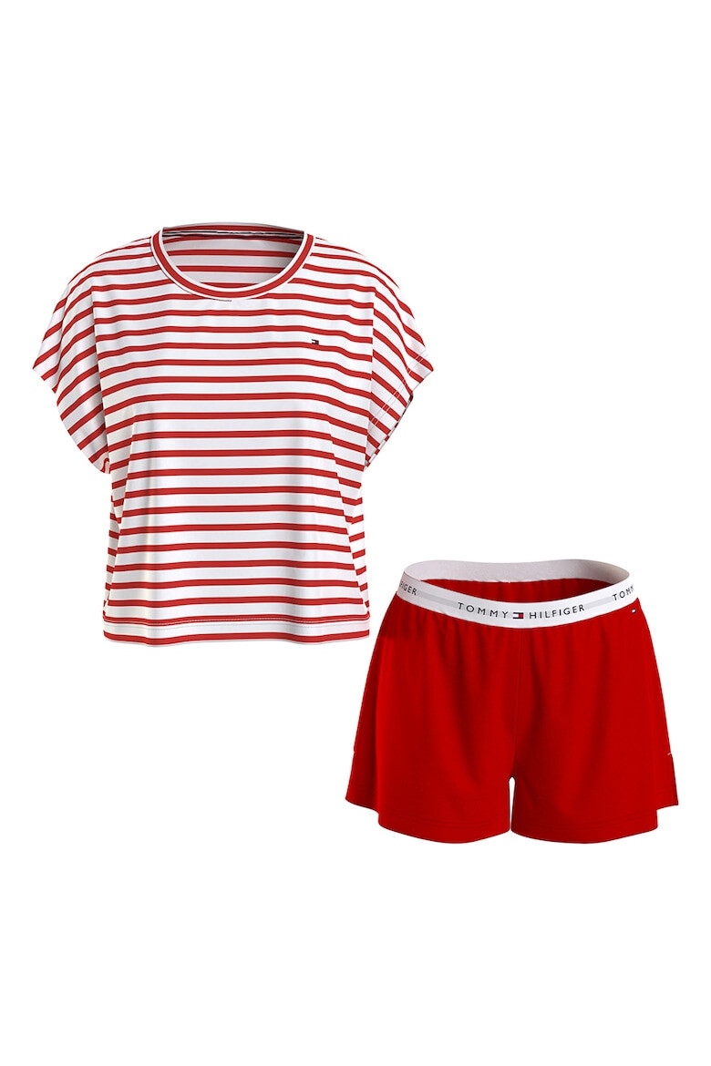 Tommy Hilfiger Къса памучна пижама - Pepit.bg