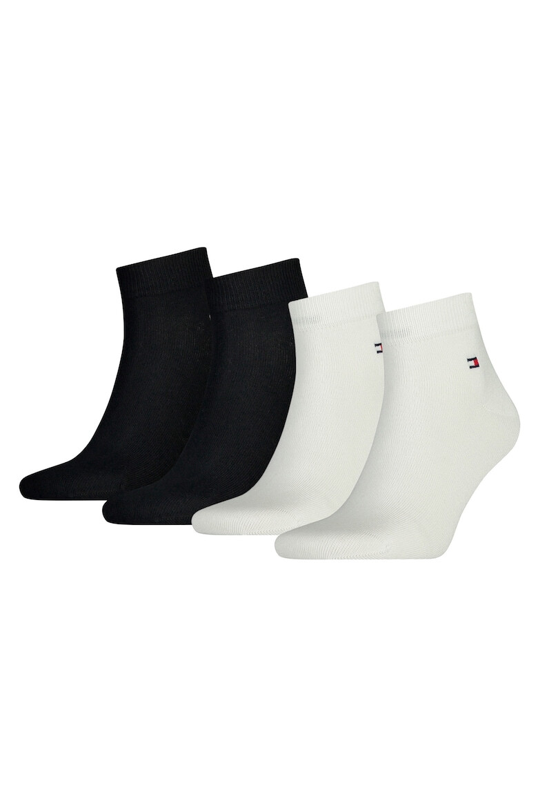 Tommy Hilfiger Къси чорапи 14171 с лого - 4 чифта - Pepit.bg