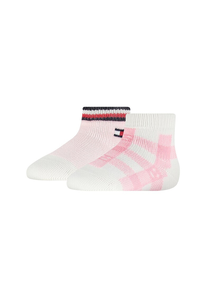 Tommy Hilfiger Къси чорапи с десен 2 чифта - Pepit.bg