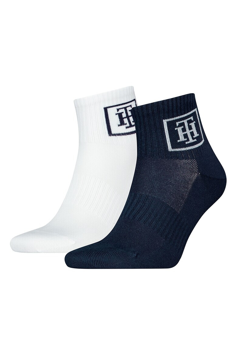 Tommy Hilfiger Къси чорапи с лога - 2 чифта - Pepit.bg