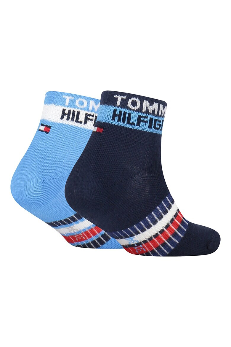 Tommy Hilfiger Къси чорапи с лого - 2 чифта - Pepit.bg