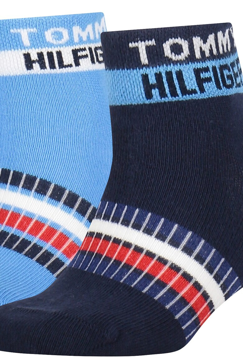 Tommy Hilfiger Къси чорапи с лого - 2 чифта - Pepit.bg