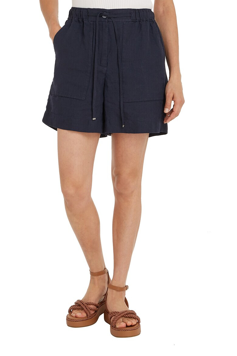 Tommy Hilfiger Ленен къс панталон - Pepit.bg