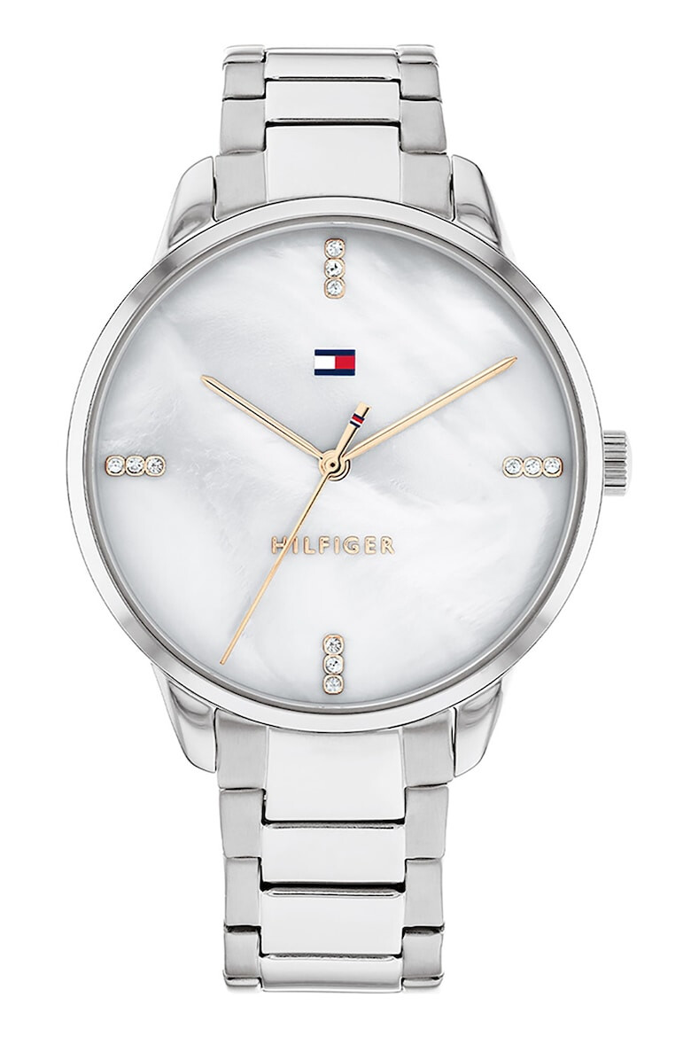 Tommy Hilfiger Овален часовник с мраморен циферблат - Pepit.bg