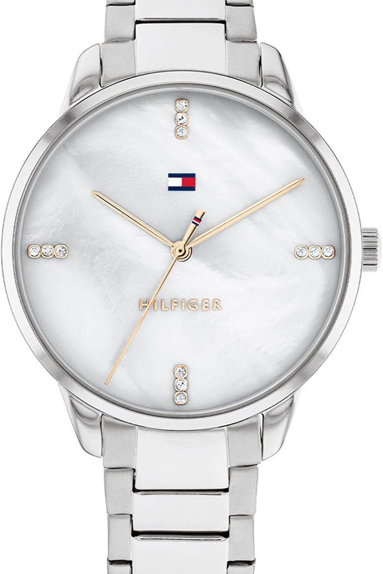 Tommy Hilfiger Овален часовник с мраморен циферблат - Pepit.bg