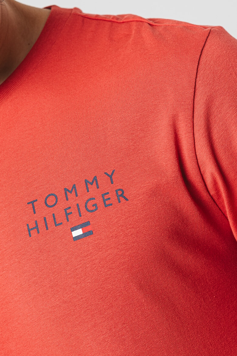 Tommy Hilfiger Памучна пижама с принт - Pepit.bg