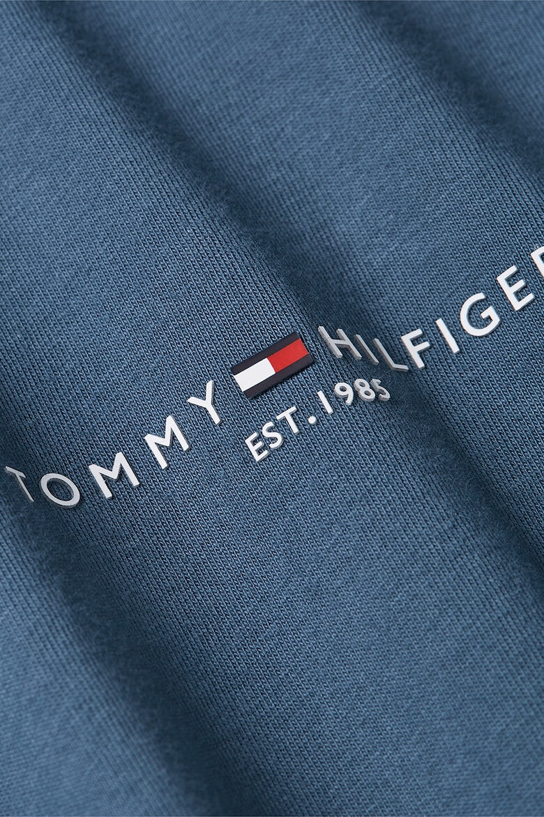 Tommy Hilfiger Памучна слим тениска с овално деколте - Pepit.bg