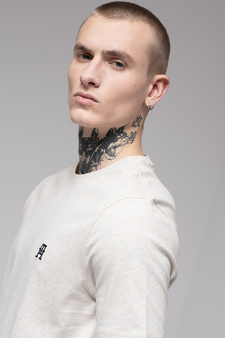 Tommy Hilfiger Памучна тениска с монограм - Pepit.bg