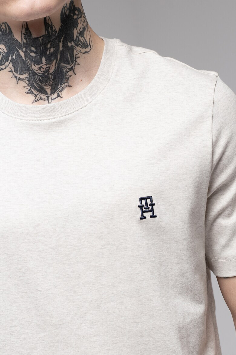 Tommy Hilfiger Памучна тениска с монограм - Pepit.bg