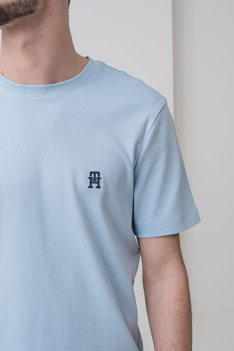 Tommy Hilfiger Памучна тениска с монограм - Pepit.bg