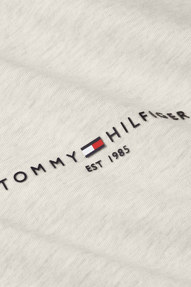 Tommy Hilfiger Памучна слим тениска с овално деколте - Pepit.bg