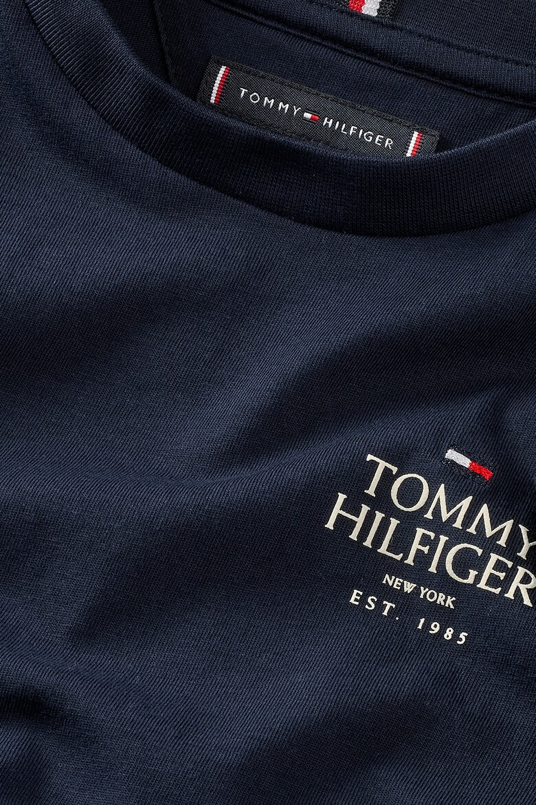 Tommy Hilfiger Памучна тениска с овално деколте - Pepit.bg